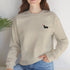 Longhaired Dachshund Sweatshirt for Women - Cute Dachshund Crew Sweatshirt